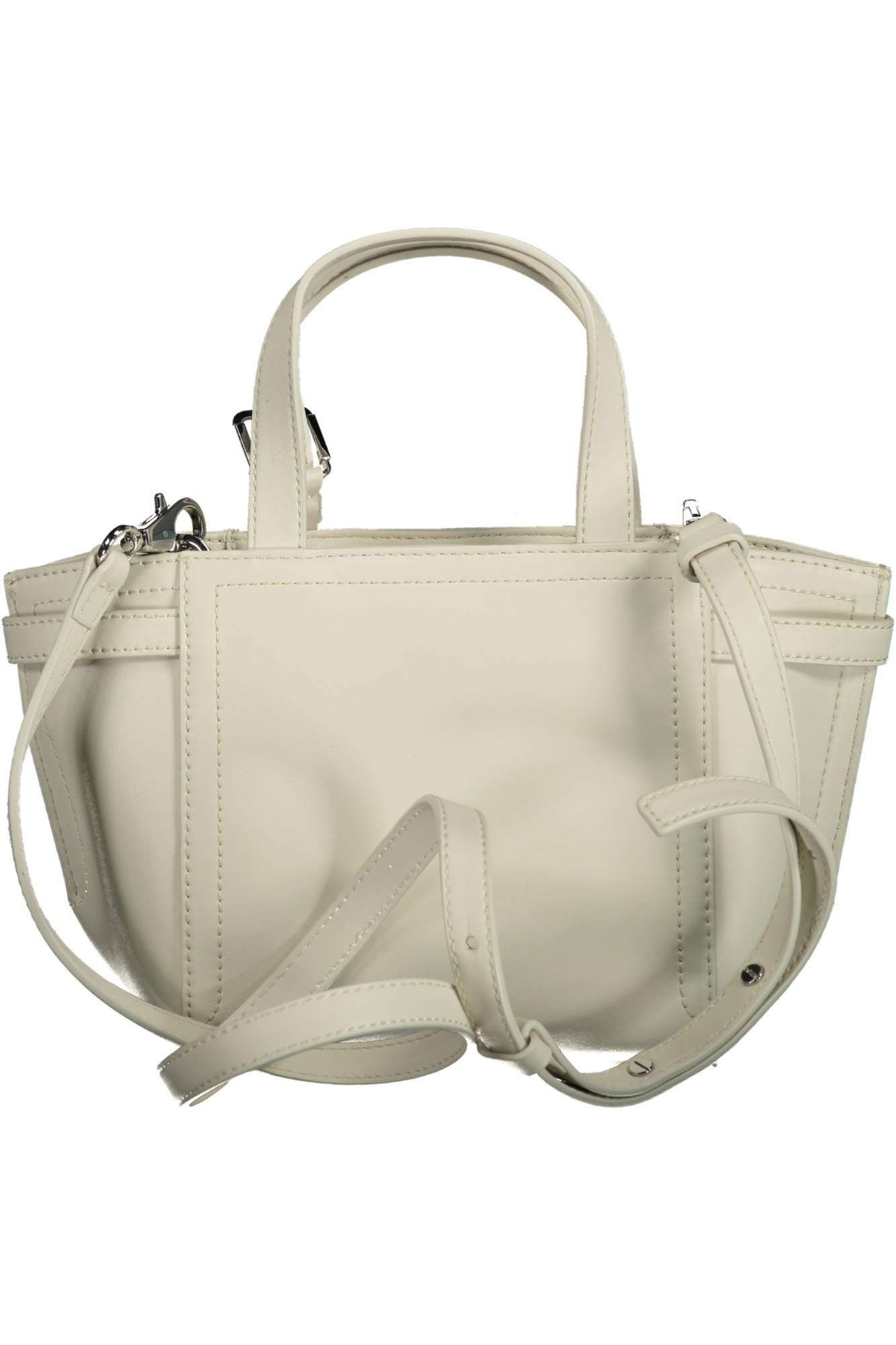 Calvin Klein White Polyester Women Women's Handbag Size ONE SIZE - 2 Thumbnail