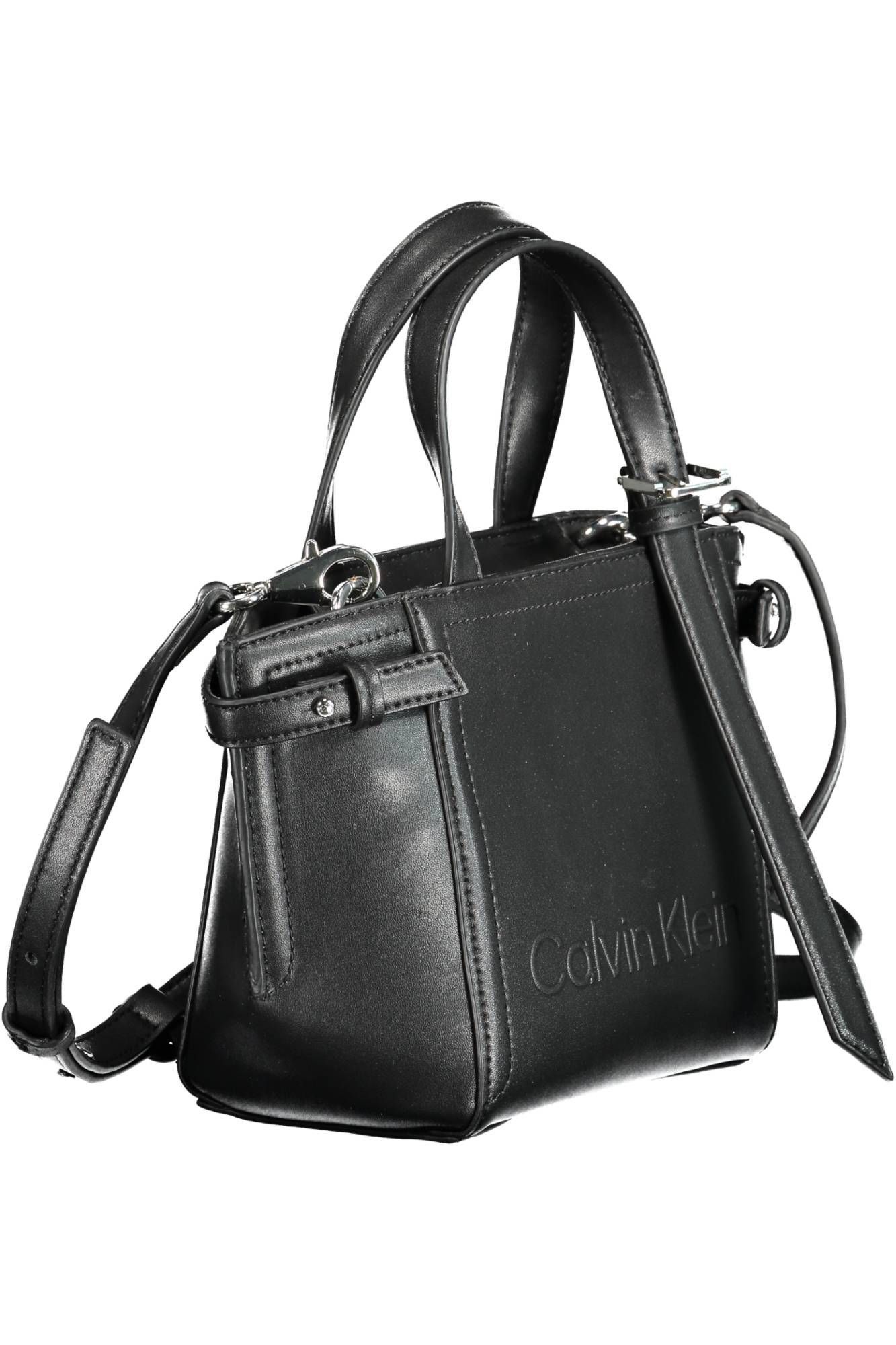 Calvin Klein Black Polyester Women Women's Handbag Size ONE SIZE - 3 Thumbnail