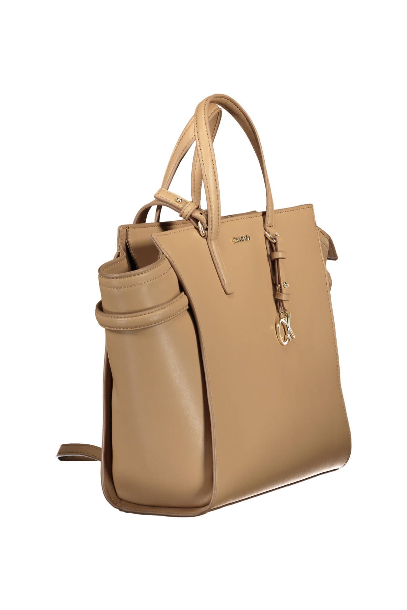 Calvin Klein Beige Polyester Women Women's Handbag Size ONE SIZE - 3 Thumbnail