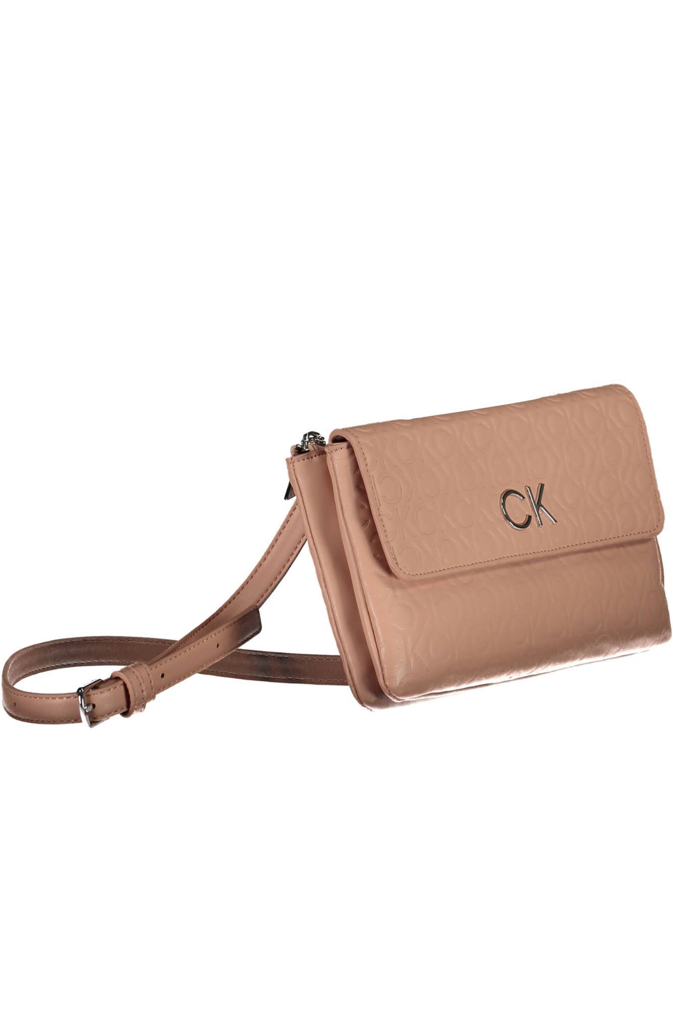 Calvin Klein Pink Polyester Women Women's Handbag Size ONE SIZE - 3 Thumbnail