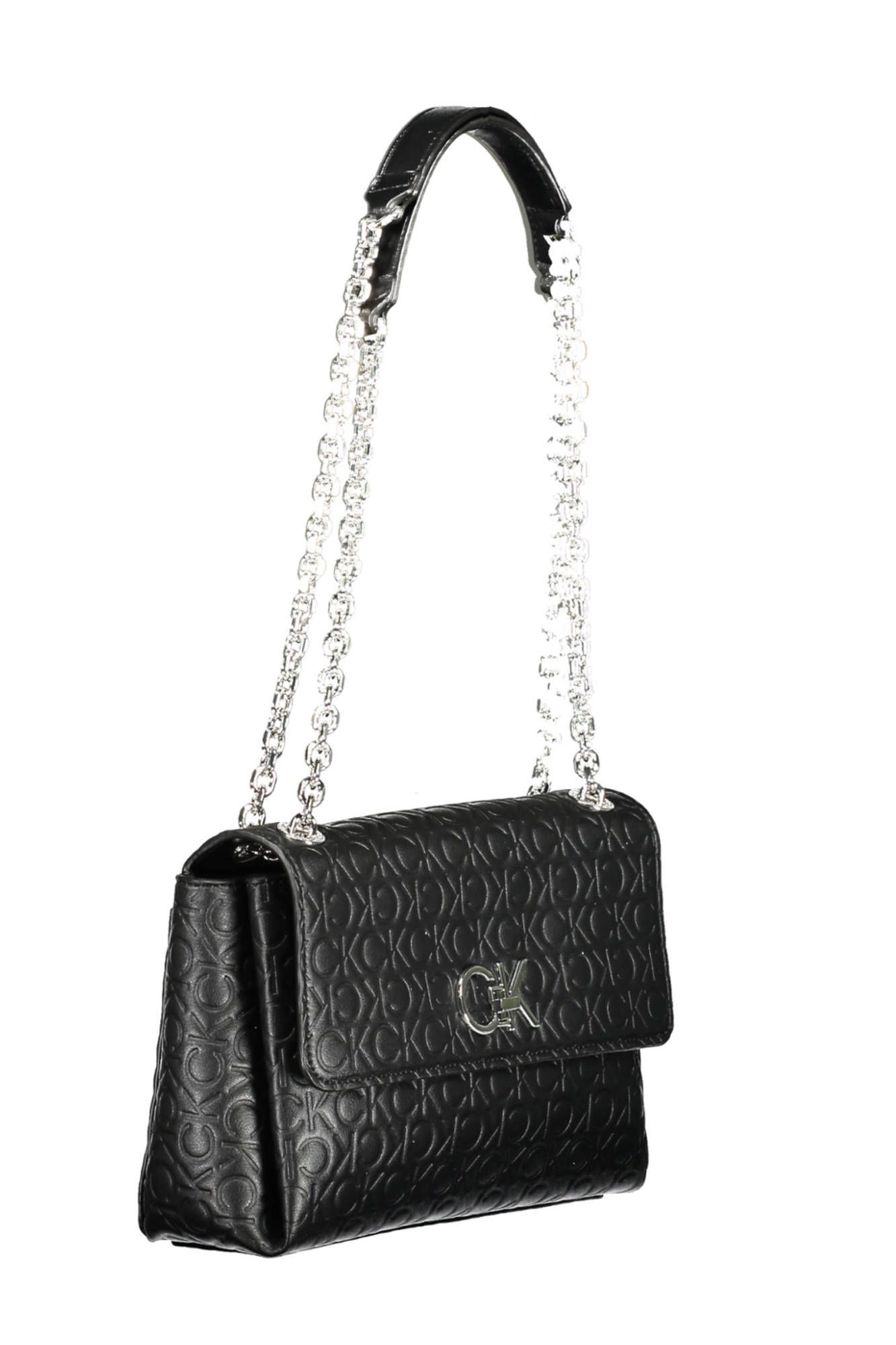 Calvin Klein Black Polyester Women Women's Handbag Size ONE SIZE - 3 Thumbnail