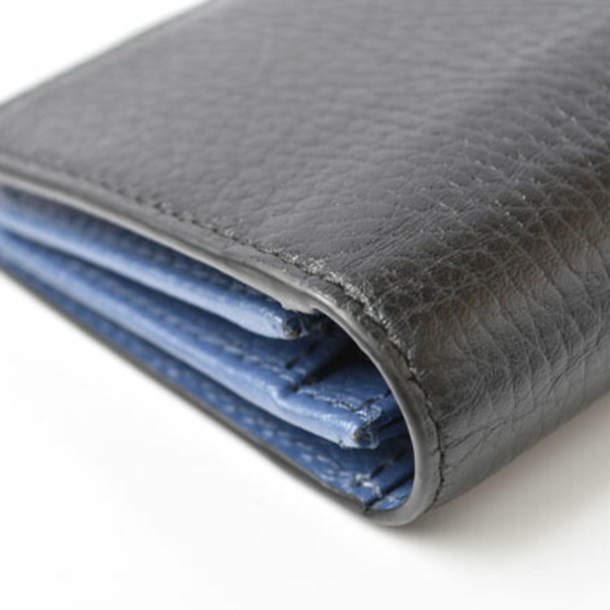 Gucci Gucci Wallet Men's Bi-fold GUCCI Long Interlocking G INTERLOCKING Bicolor Black Blue 610467 CAO2N 1040 Size ONE SIZE - 13 Thumbnail