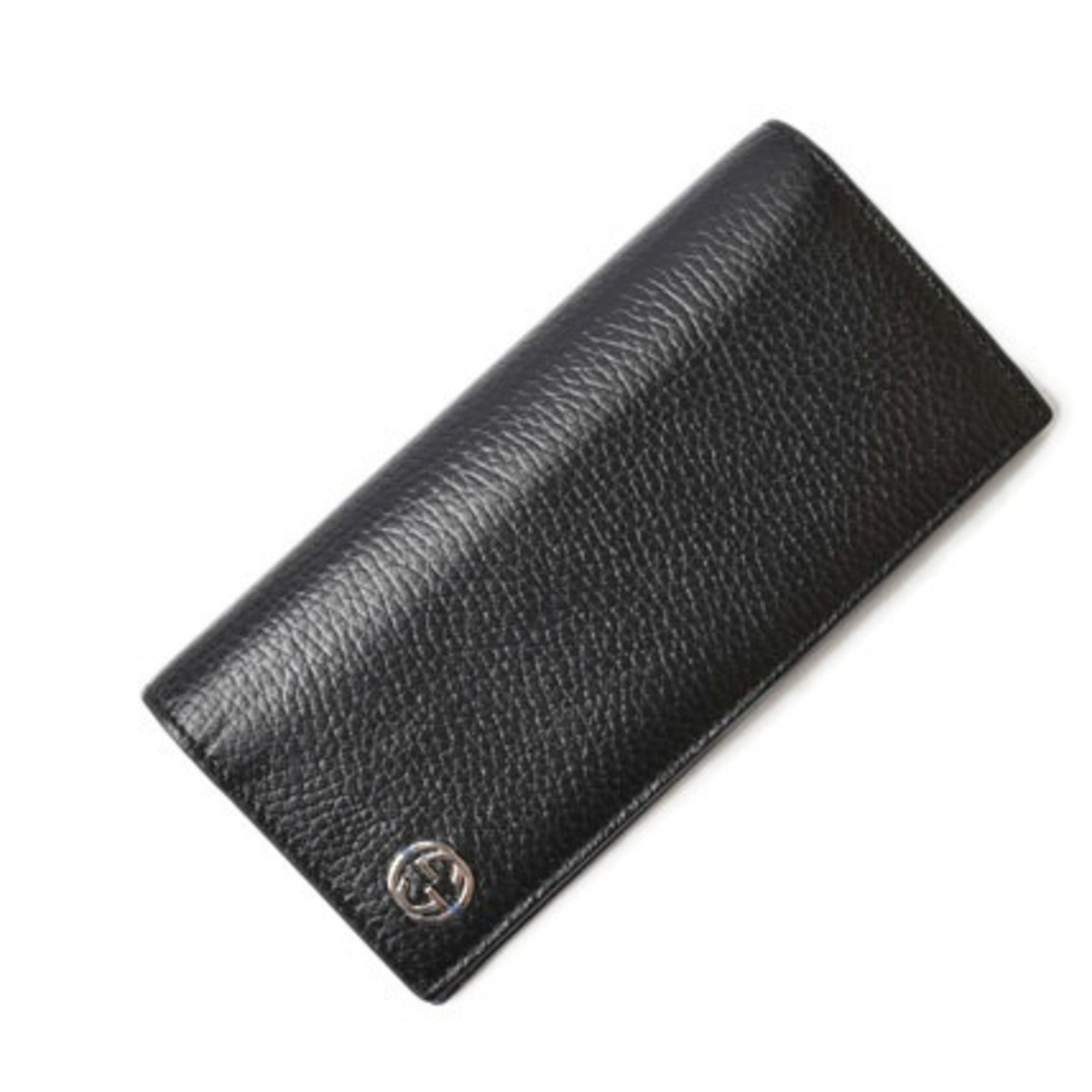 Gucci Gucci Wallet Men's Bi-fold GUCCI Long Interlocking G INTERLOCKING Bicolor Black Blue 610467 CAO2N 1040 Size ONE SIZE - 3 Thumbnail