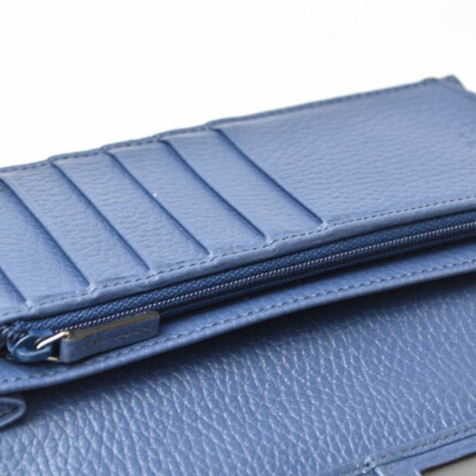 Gucci Gucci Wallet Men's Bi-fold GUCCI Long Interlocking G INTERLOCKING Bicolor Black Blue 610467 CAO2N 1040 Size ONE SIZE - 15 Thumbnail