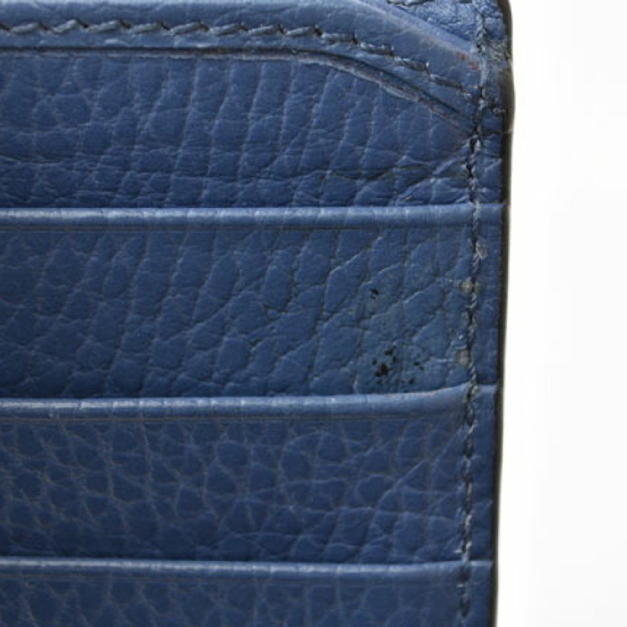 Gucci Gucci Wallet Men's Bi-fold GUCCI Long Interlocking G INTERLOCKING Bicolor Black Blue 610467 CAO2N 1040 Size ONE SIZE - 9 Thumbnail