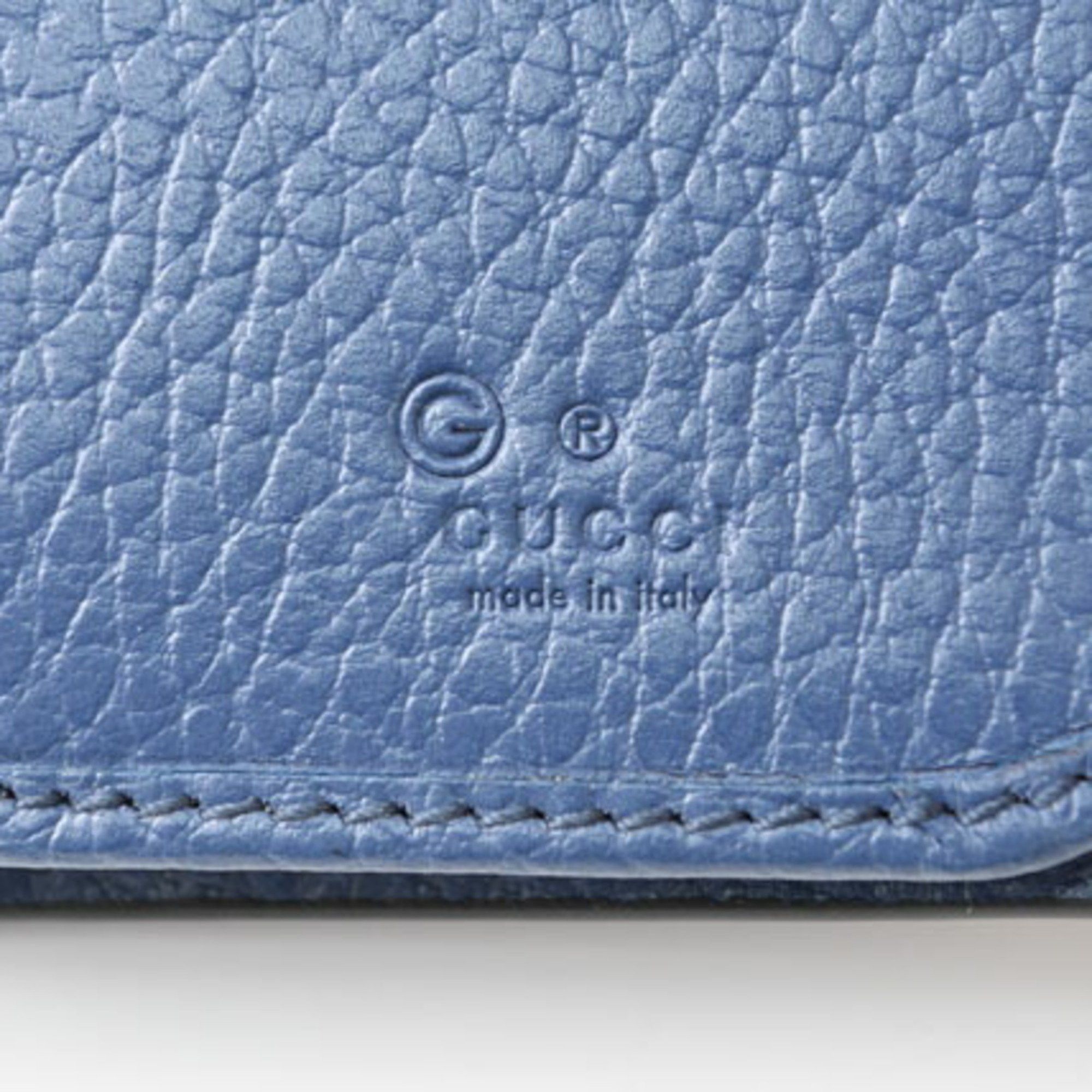 Gucci Gucci Wallet Men's Bi-fold GUCCI Long Interlocking G INTERLOCKING Bicolor Black Blue 610467 CAO2N 1040 Size ONE SIZE - 6 Thumbnail