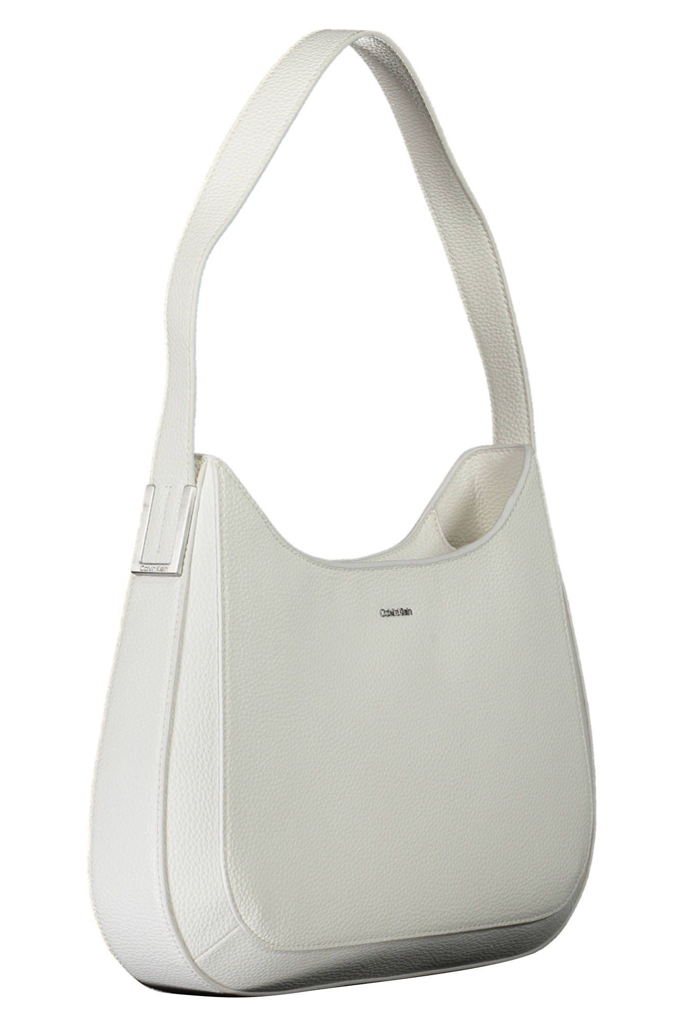 Calvin Klein White Polyester Women Women's Handbag Size ONE SIZE - 3 Thumbnail