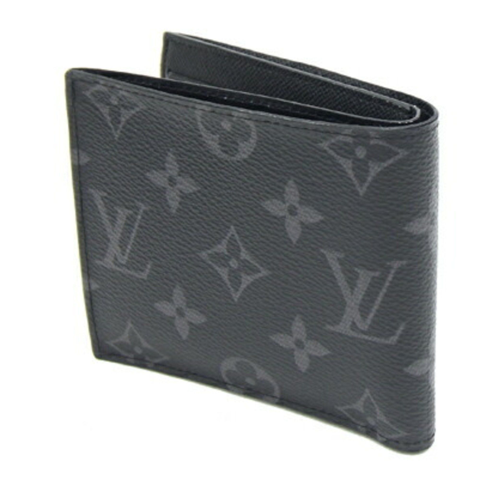Louis Vuitton Louis Vuitton Bi-fold Wallet Monogram Eclipse Portefeuille Marco NM M62545 Compact Folding Men's LOUIS VUITTON Size ONE SIZE - 2 Thumbnail