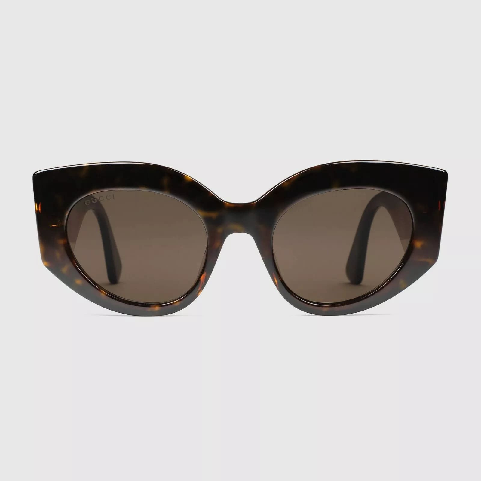 Gucci Havana Oversized Cat Eye Acetate Sylvie Web Sunglasses Size ONE SIZE - 3 Thumbnail