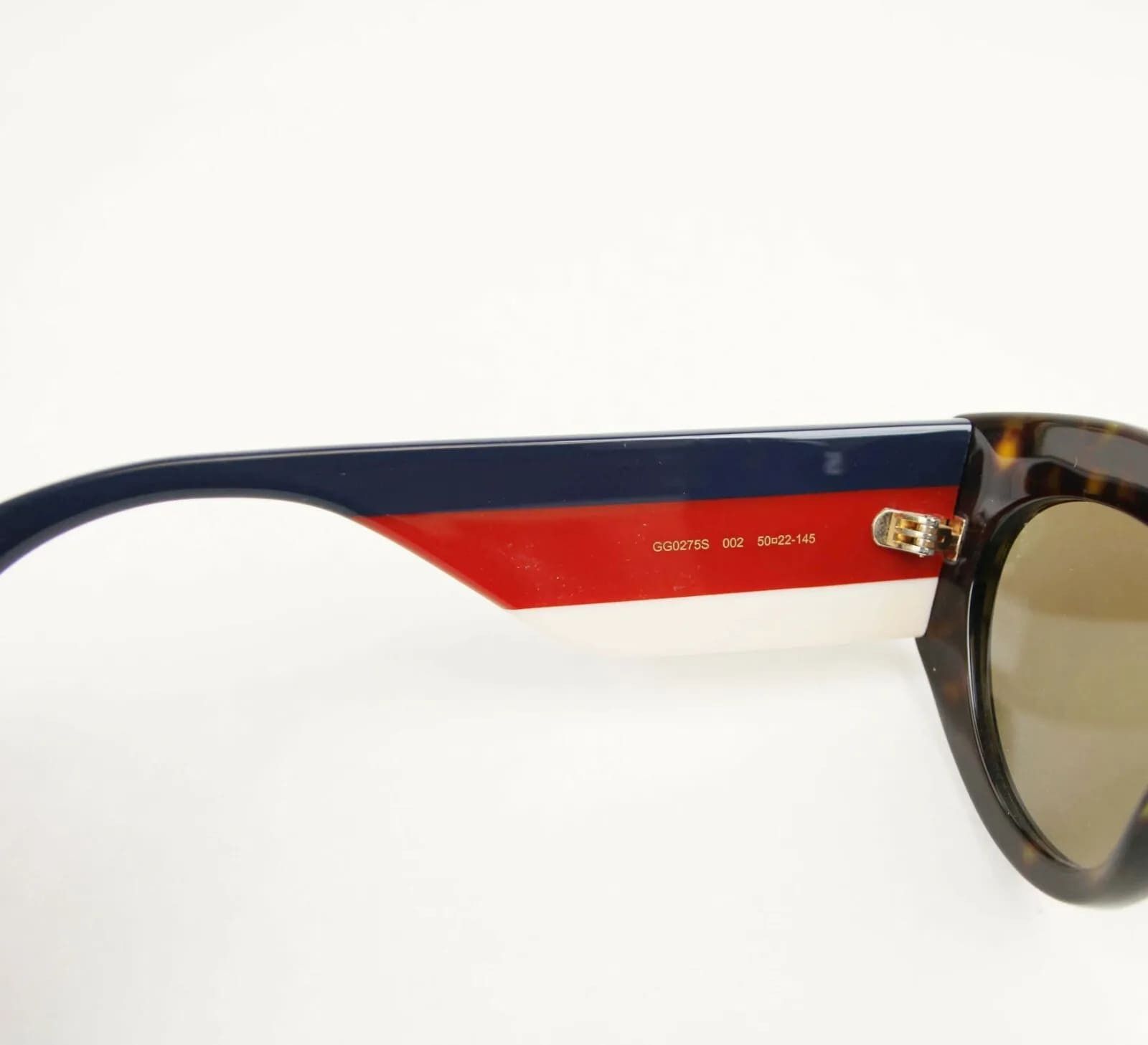 Gucci Havana Oversized Cat Eye Acetate Sylvie Web Sunglasses Size ONE SIZE - 9 Thumbnail