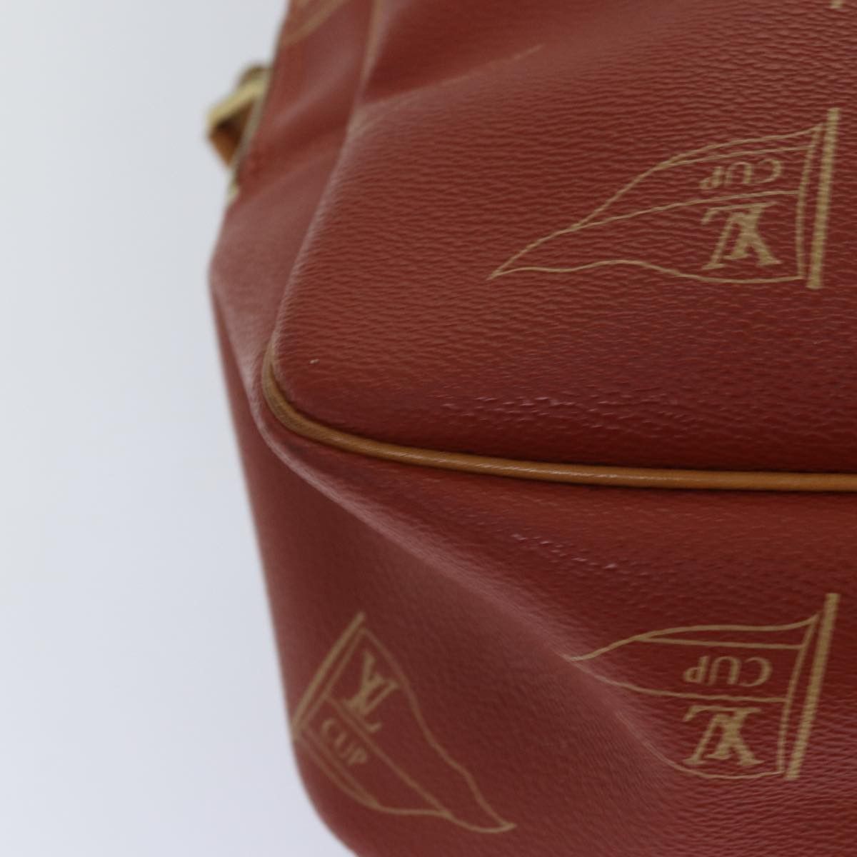 Louis Vuitton America's Cup Red Canvas Shoulder Bag (Pre-Owned) Size ONE SIZE - 14 Thumbnail