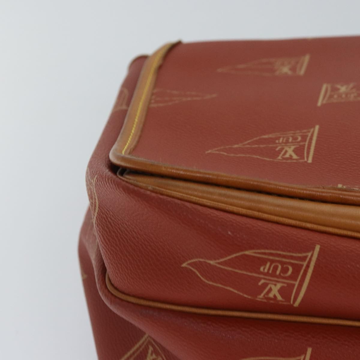 Louis Vuitton America's Cup Red Canvas Shoulder Bag (Pre-Owned) Size ONE SIZE - 13 Thumbnail
