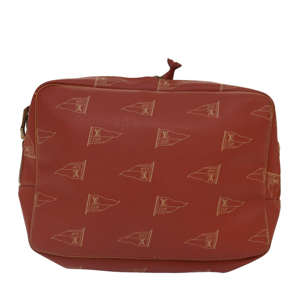 Louis Vuitton America's Cup Red Canvas Shoulder Bag (Pre-Owned) Size ONE SIZE - 2 Thumbnail
