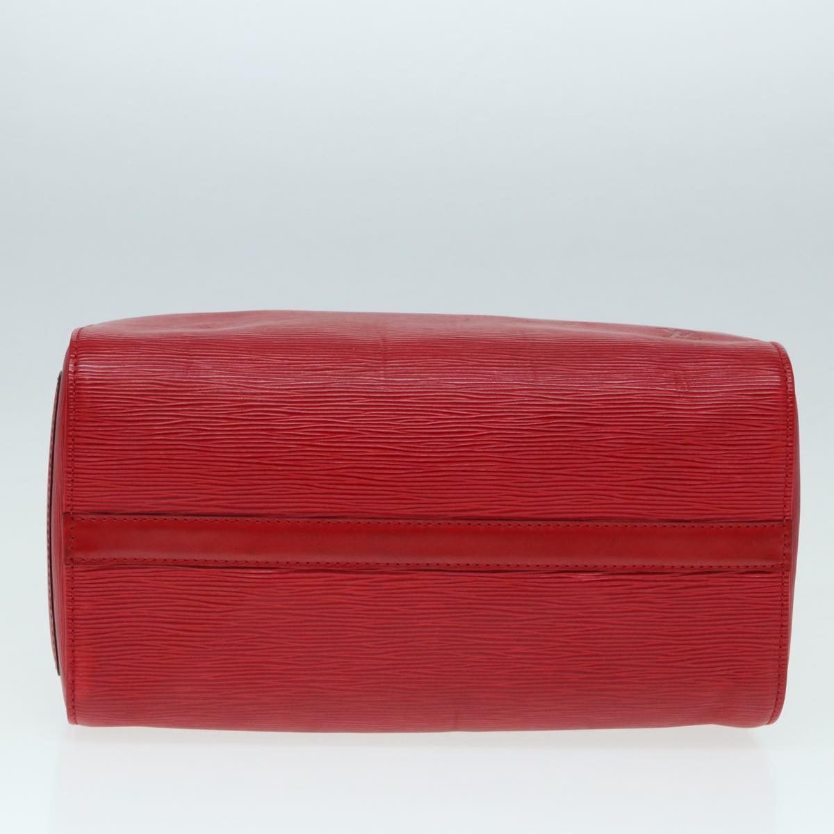 Louis Vuitton Speedy 30 Red Leather Handbag (Pre-Owned) Size ONE SIZE - 3 Thumbnail