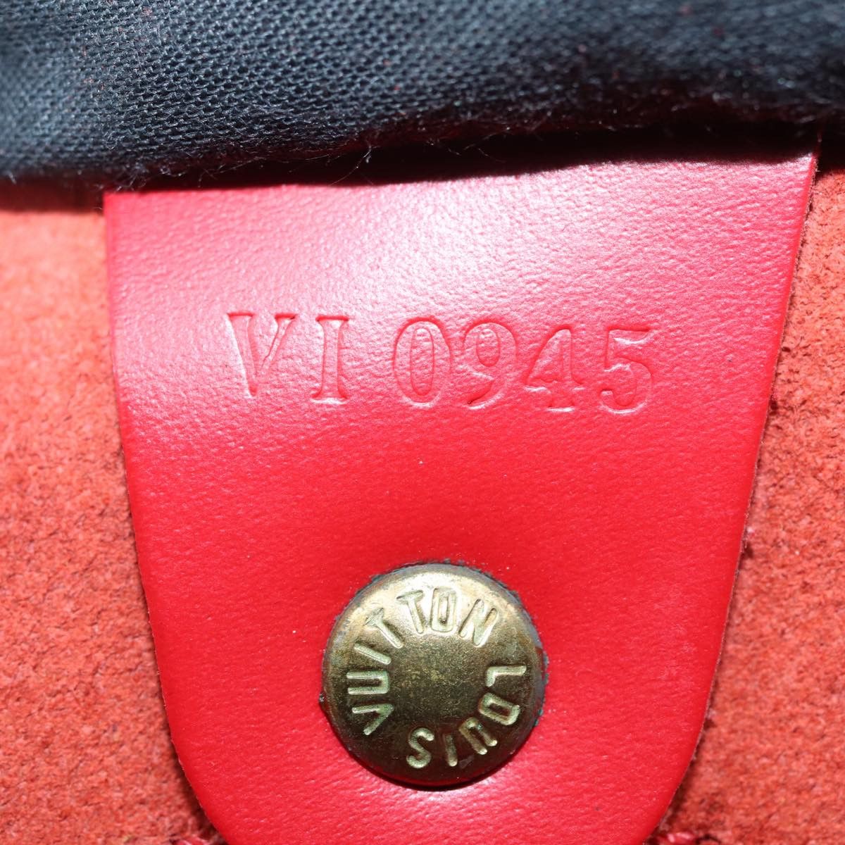 Louis Vuitton Speedy 30 Red Leather Handbag (Pre-Owned) Size ONE SIZE - 6 Thumbnail