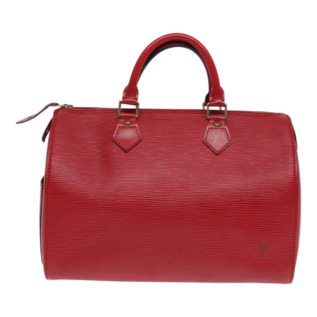 Louis Vuitton Speedy 30 Red Leather Handbag (Pre-Owned) Size ONE SIZE - 2 Thumbnail