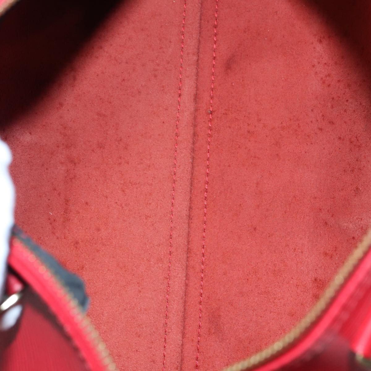 Louis Vuitton Speedy 30 Red Leather Handbag (Pre-Owned) Size ONE SIZE - 5 Thumbnail