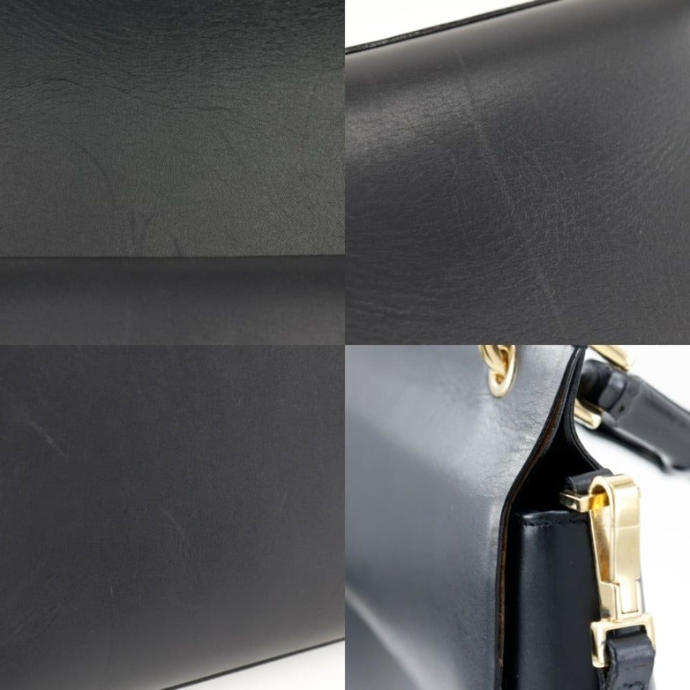 Gucci Bamboo Black Leather Handbag (Pre-Owned) Size ONE SIZE - 8 Thumbnail