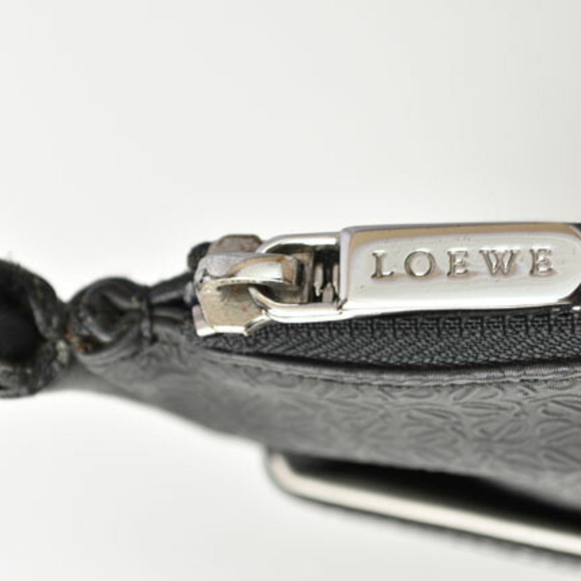 Loewe LOEWE Shoulder Bag Men's Coated Canvas Anagram Black Size ONE SIZE - 12 Thumbnail