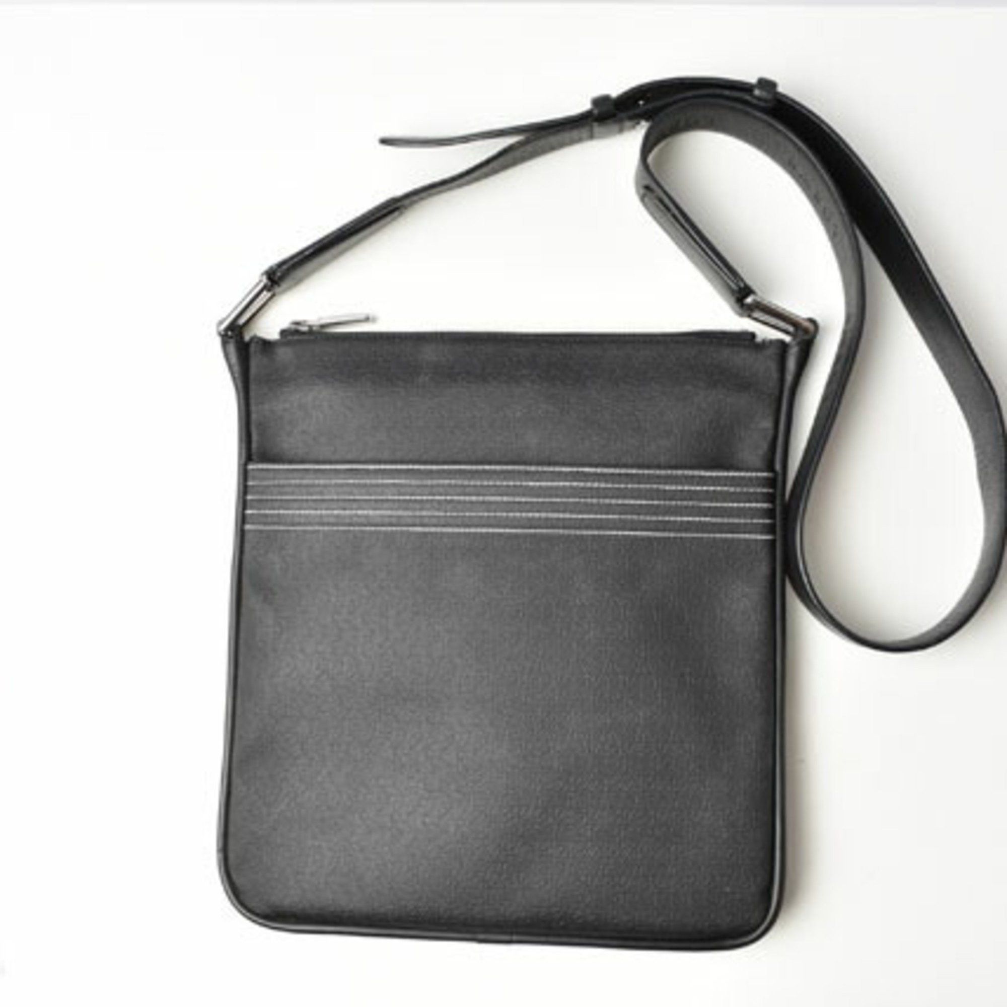 Loewe LOEWE Shoulder Bag Men's Coated Canvas Anagram Black Size ONE SIZE - 5 Thumbnail