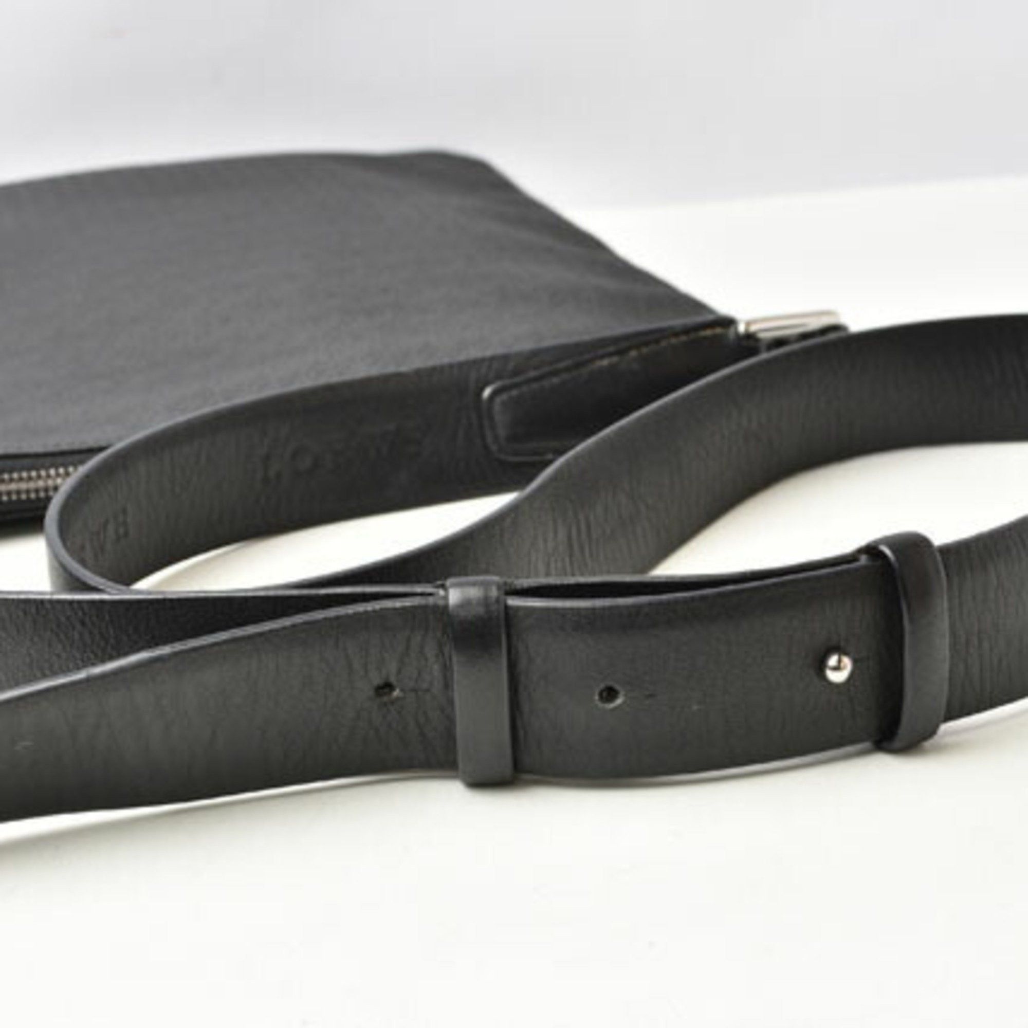 Loewe LOEWE Shoulder Bag Men's Coated Canvas Anagram Black Size ONE SIZE - 14 Thumbnail