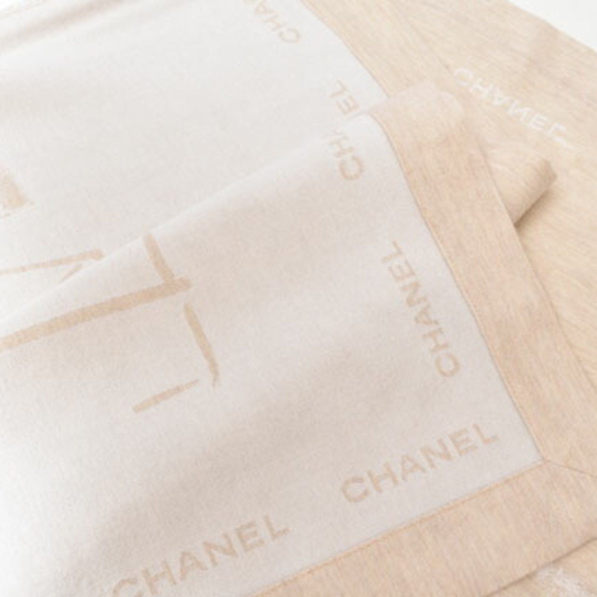 Chanel Chanel Blanket, CHANEL Reversible Blanket Mademoiselle CC Motif Wool Silk Size ONE SIZE - 11 Thumbnail