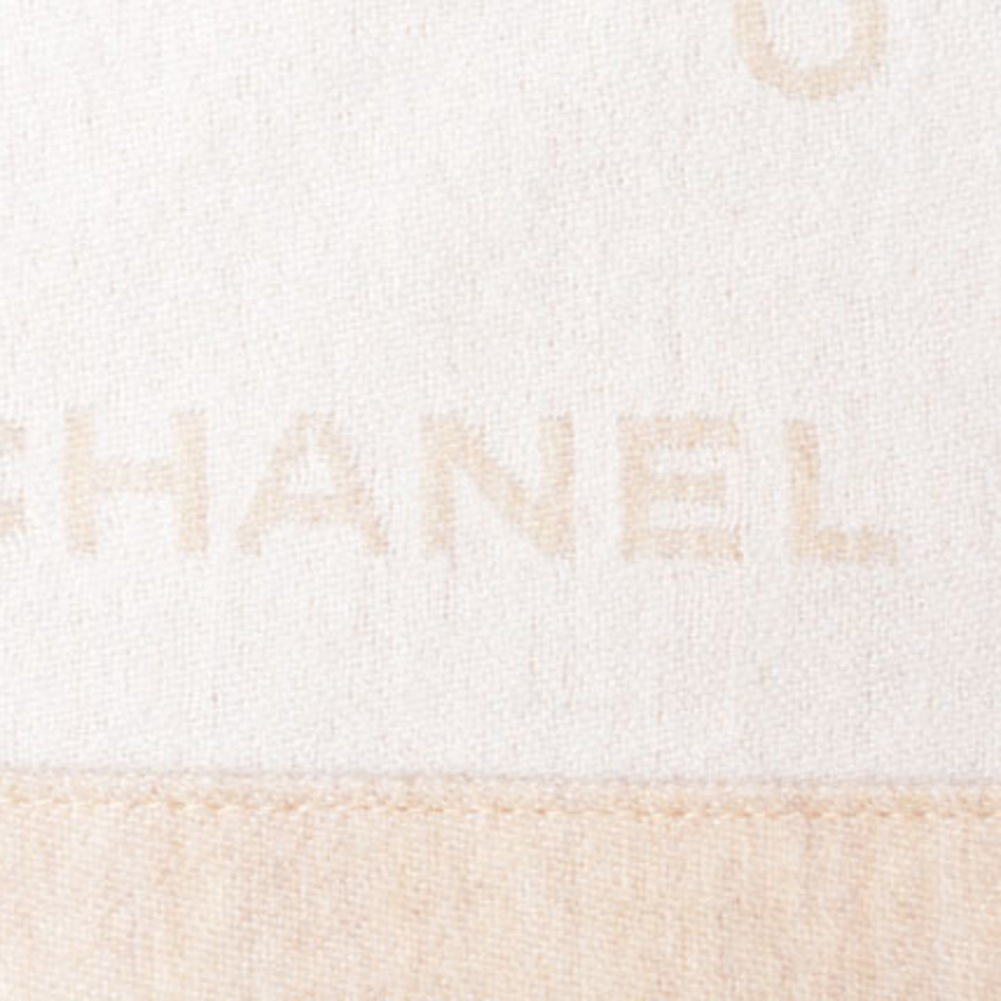 Chanel Chanel Blanket, CHANEL Reversible Blanket Mademoiselle CC Motif Wool Silk Size ONE SIZE - 7 Thumbnail