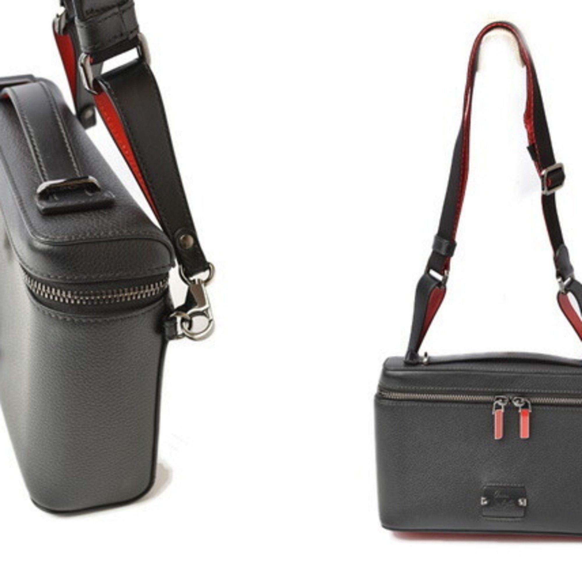 Christian Louboutin Christian Louboutin Handbag Shoulder Bag 2way Kypipouch Black Calf 3185198 Size ONE SIZE - 3 Thumbnail