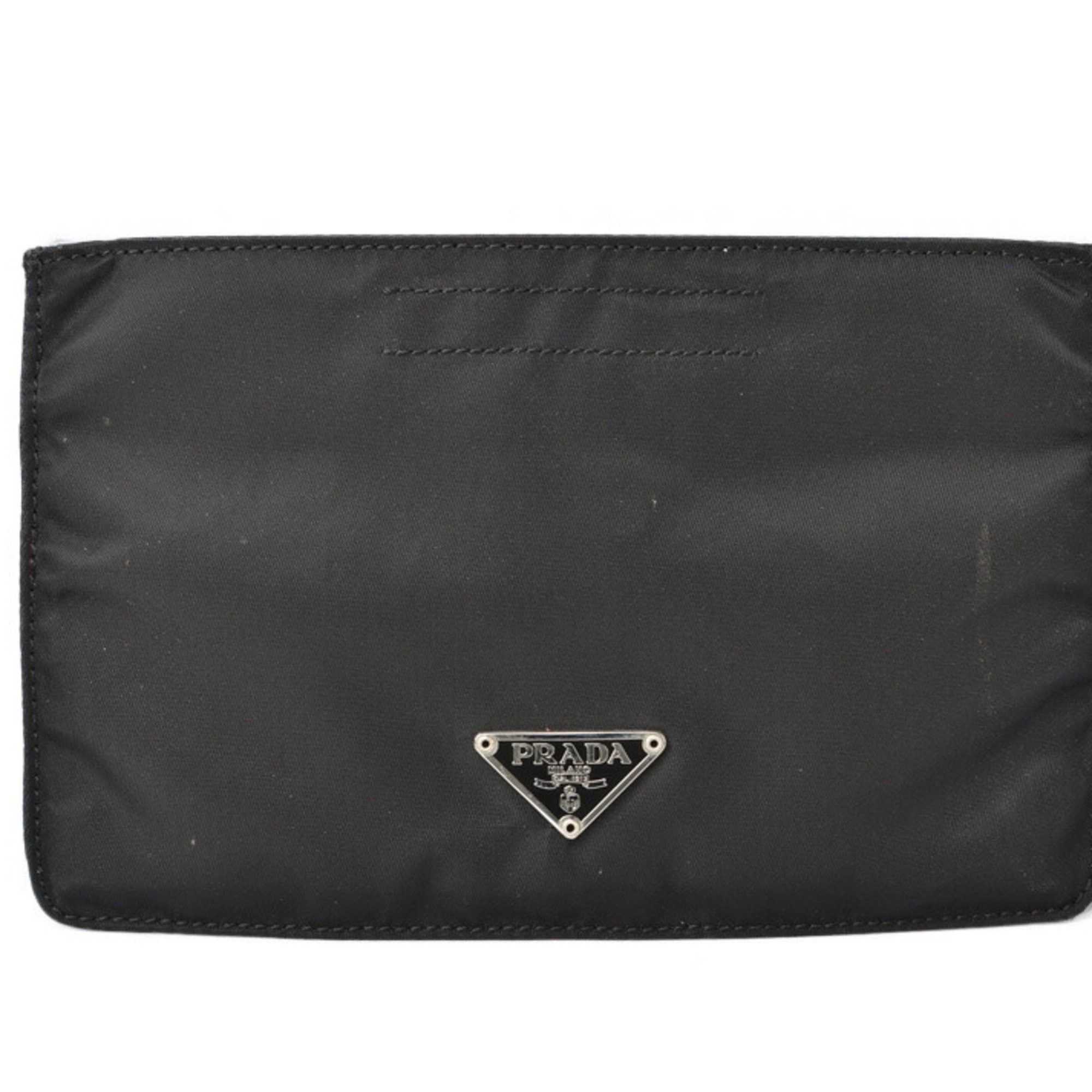 Prada Prada Flat Pouch PRADA VELA Nylon Black Size ONE SIZE - 2 Thumbnail