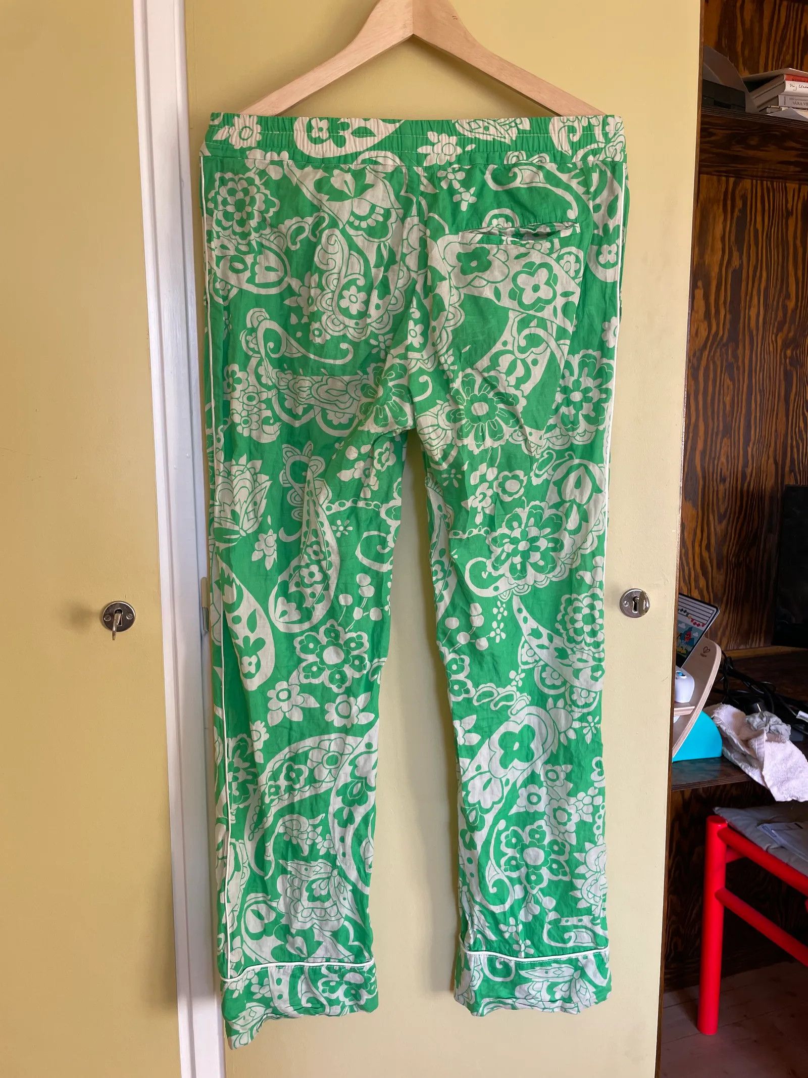 Hope Hope Bon Trouser Paisley Green Pants Size 26" / US 2 / IT 38 - 4 Thumbnail