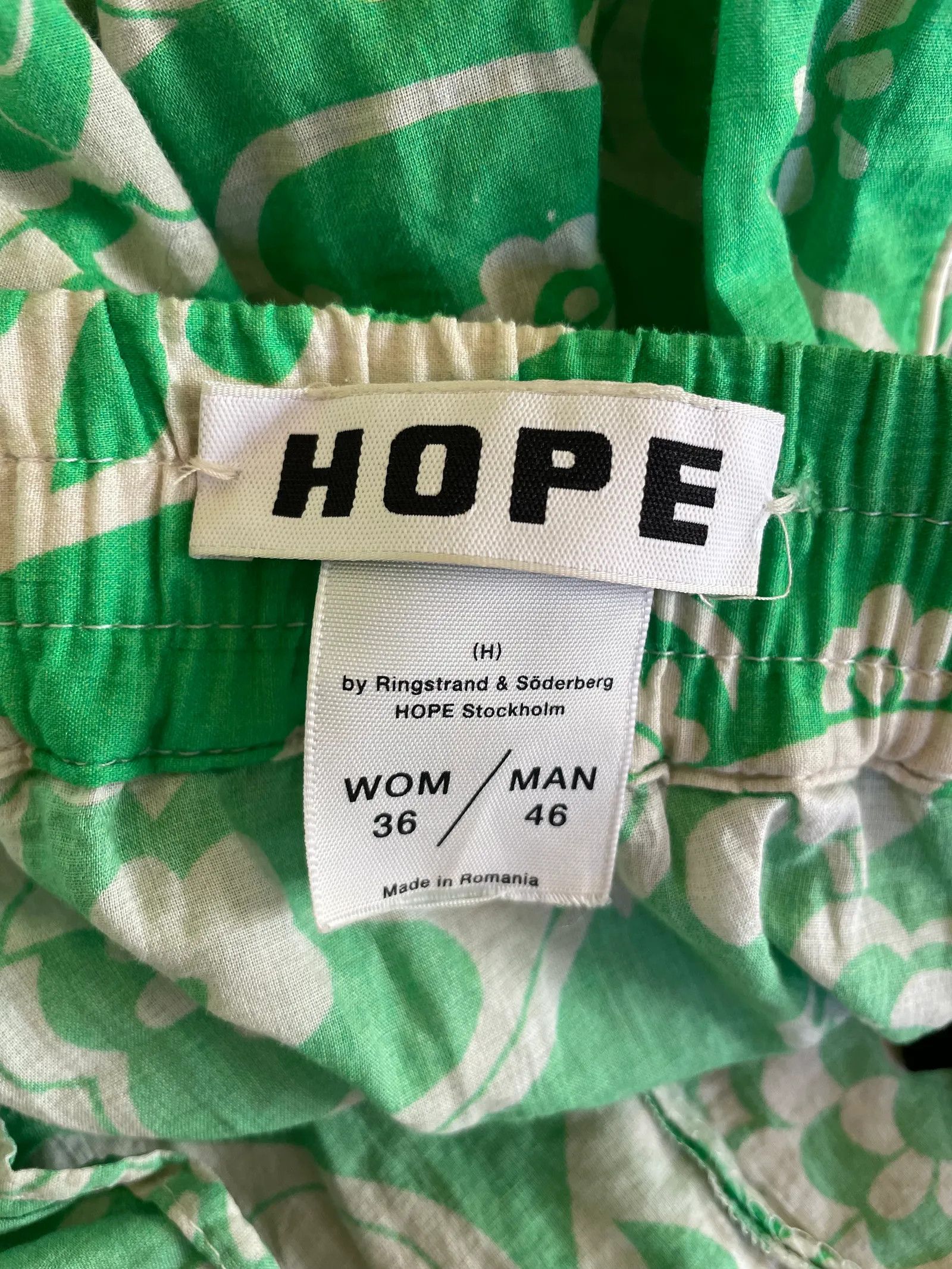 Hope Hope Bon Trouser Paisley Green Pants Size 26" / US 2 / IT 38 - 2 Thumbnail