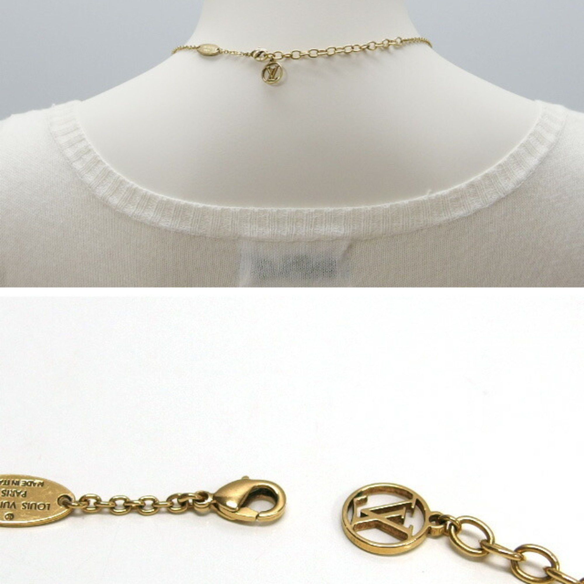 Louis Vuitton Louis Vuitton Collier Essential V Planet Necklace Gold Size ONE SIZE - 6 Thumbnail