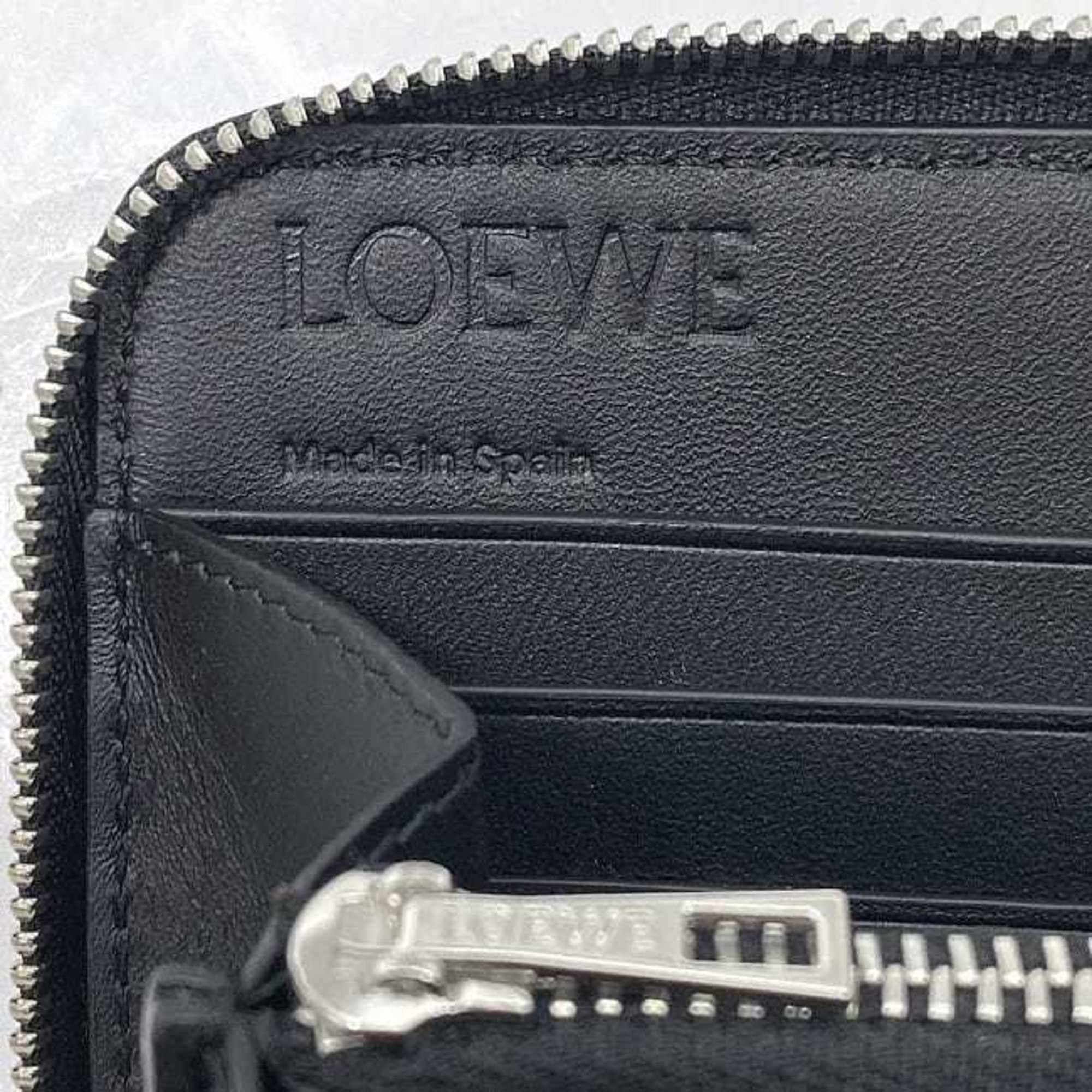 Loewe LOEWE Round Long Wallet f-21179 Black Anagram C660T12X01 Leather 262244 Unisex Card Size ONE SIZE - 7 Thumbnail