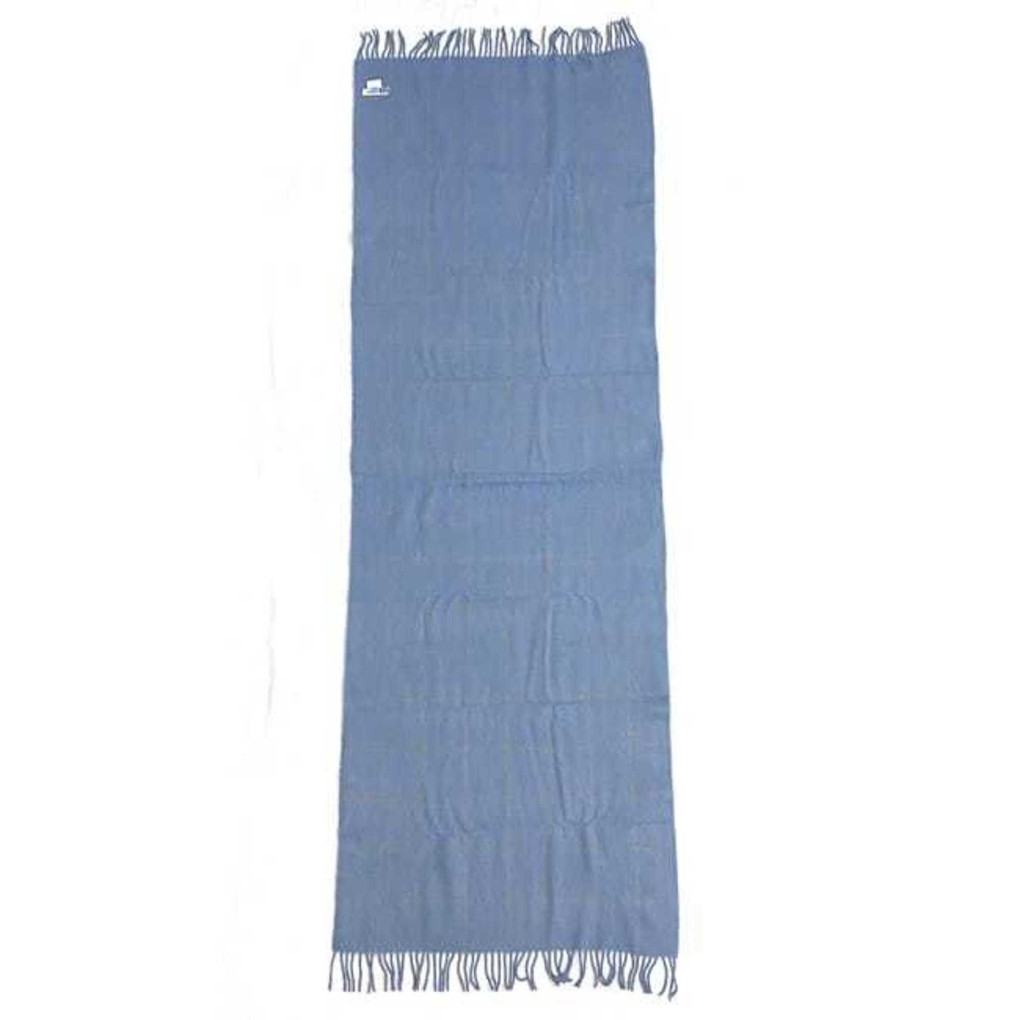 Loewe LOEWE Scarf ec-21134 Light Blue Check Cashgora 60% Wool 40% Stole Women's Size ONE SIZE - 3 Thumbnail