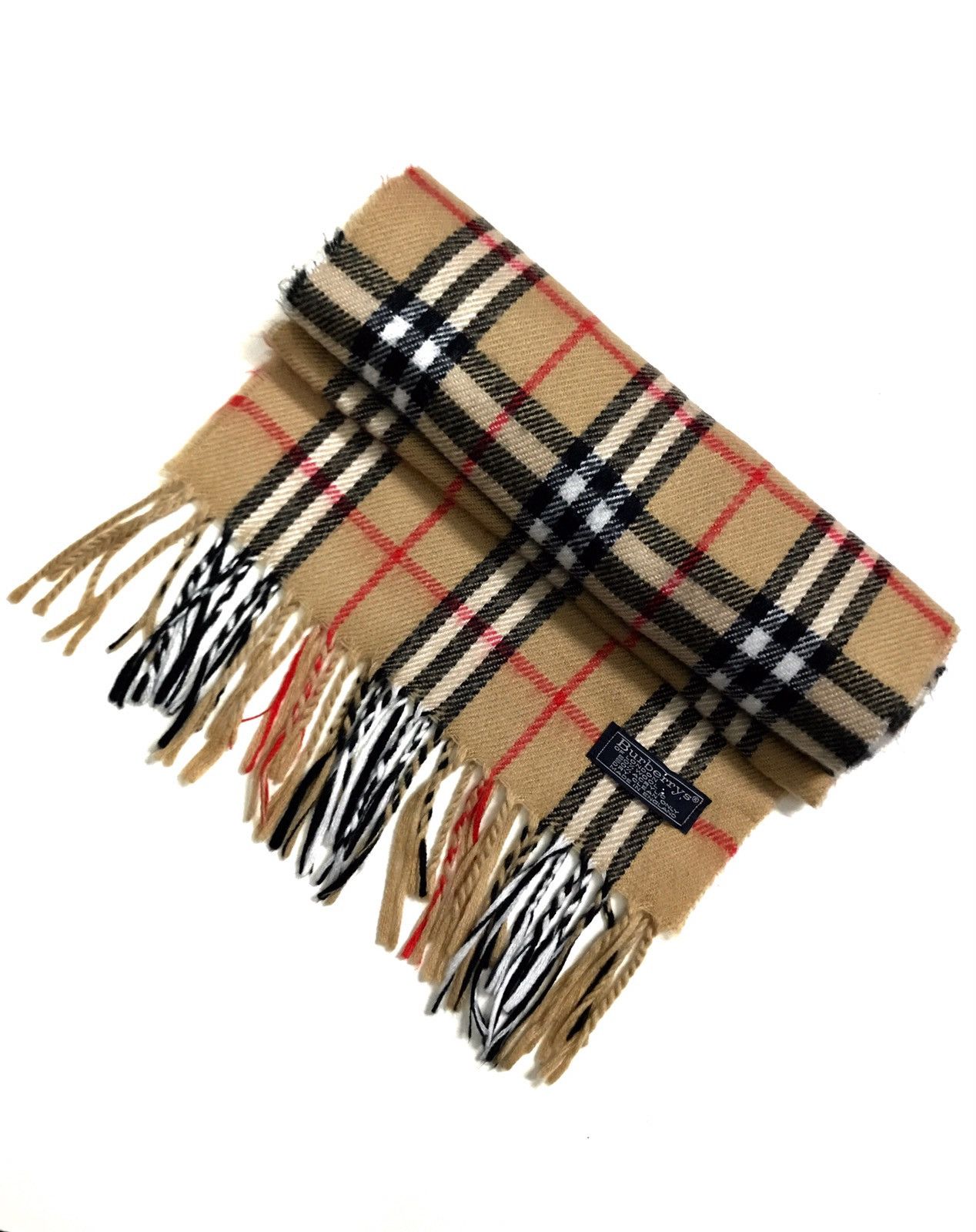 Burberry Check Nova Wool/Acrylic Scarf Size ONE SIZE - 1 Thumbnail