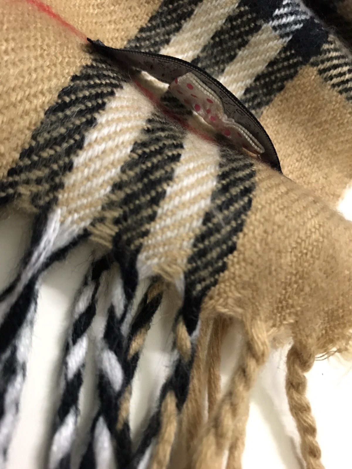 Burberry Check Nova Wool/Acrylic Scarf Size ONE SIZE - 3 Thumbnail