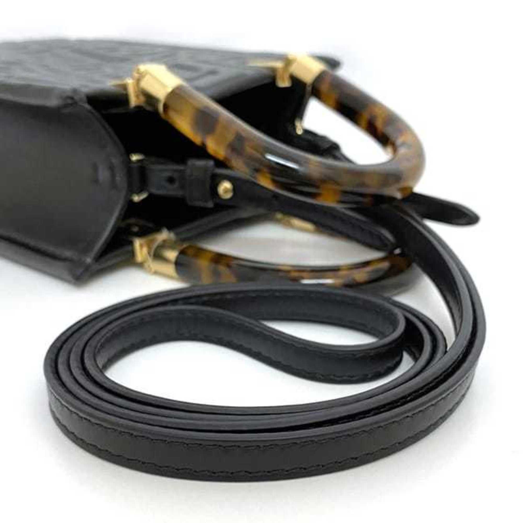 Fendi Fendi 2-way bag Sunshine f-21250 Black Tortoiseshell 8BS051 Leather FENDI FF Embossed Women's Compact Size ONE SIZE - 8 Thumbnail