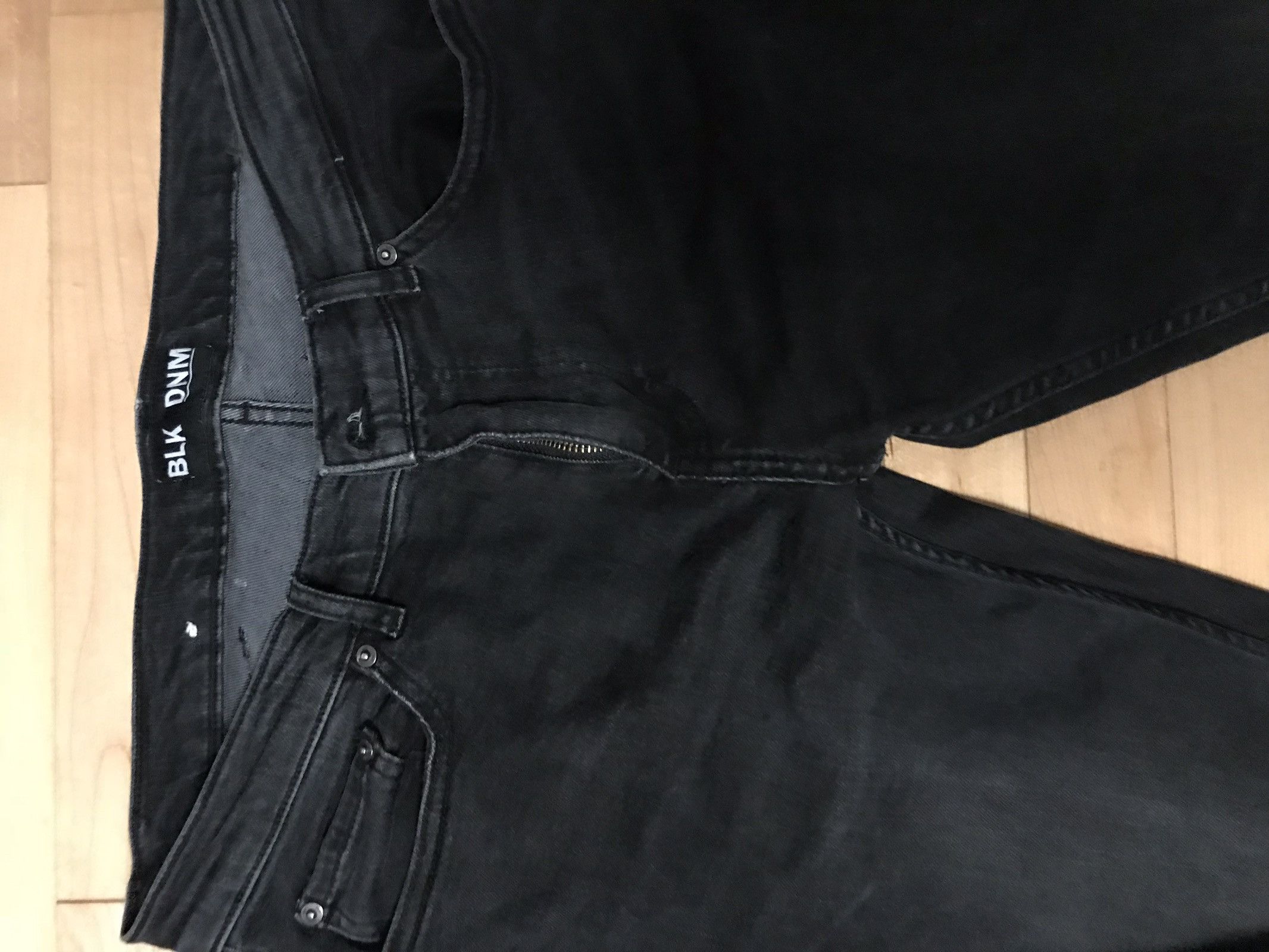 Blk Dnm Jeans 5 Foster Black Size US 31 - 3 Thumbnail