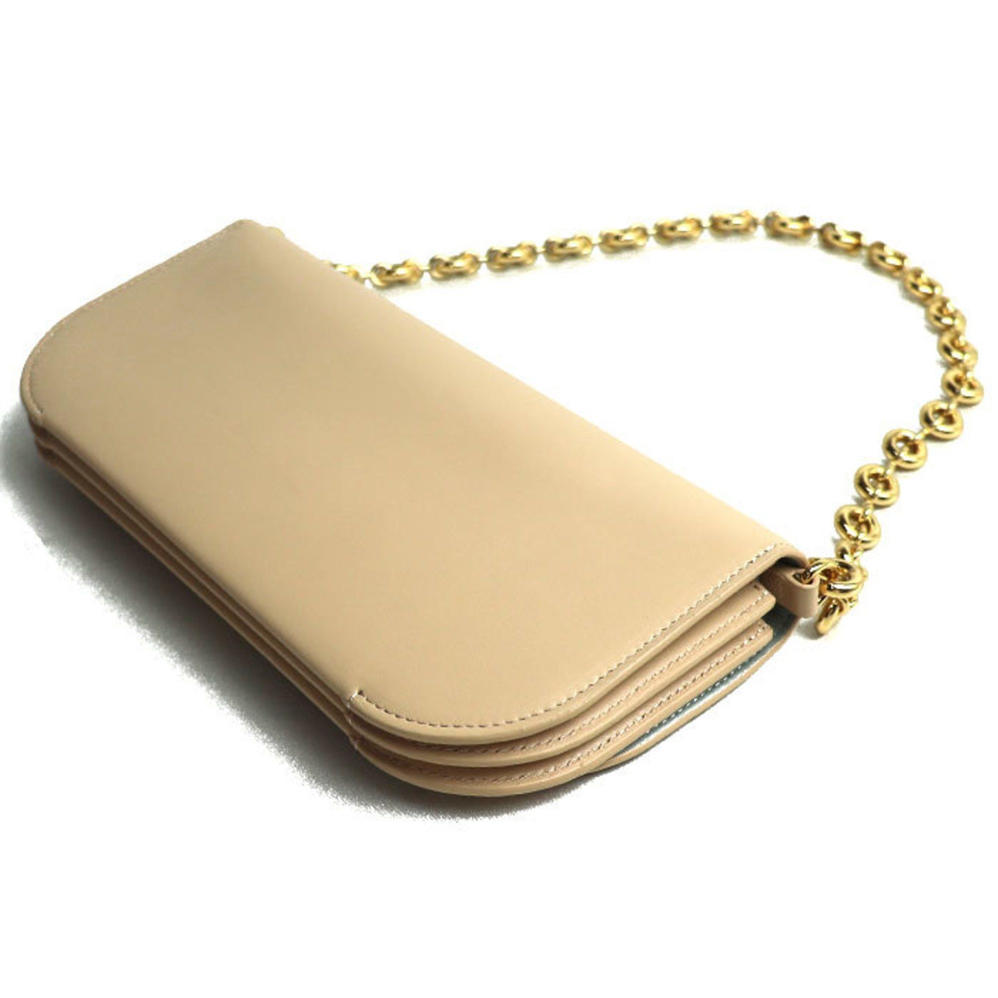 Loewe LOEWE Goya Long Chain Clutch Bag Beige A896O45X01 Women's Size ONE SIZE - 2 Thumbnail