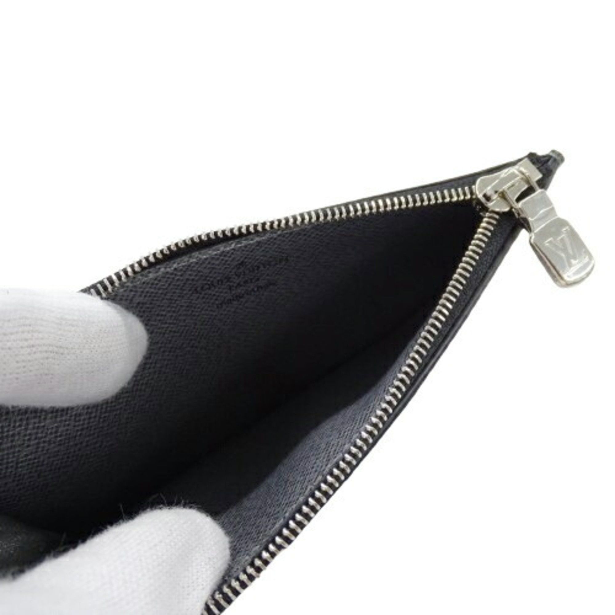 Louis Vuitton Louis Vuitton Card Case Taigarama Men's Wallet Coin Holder Gray M30839 IC Chip Compact Size ONE SIZE - 6 Thumbnail