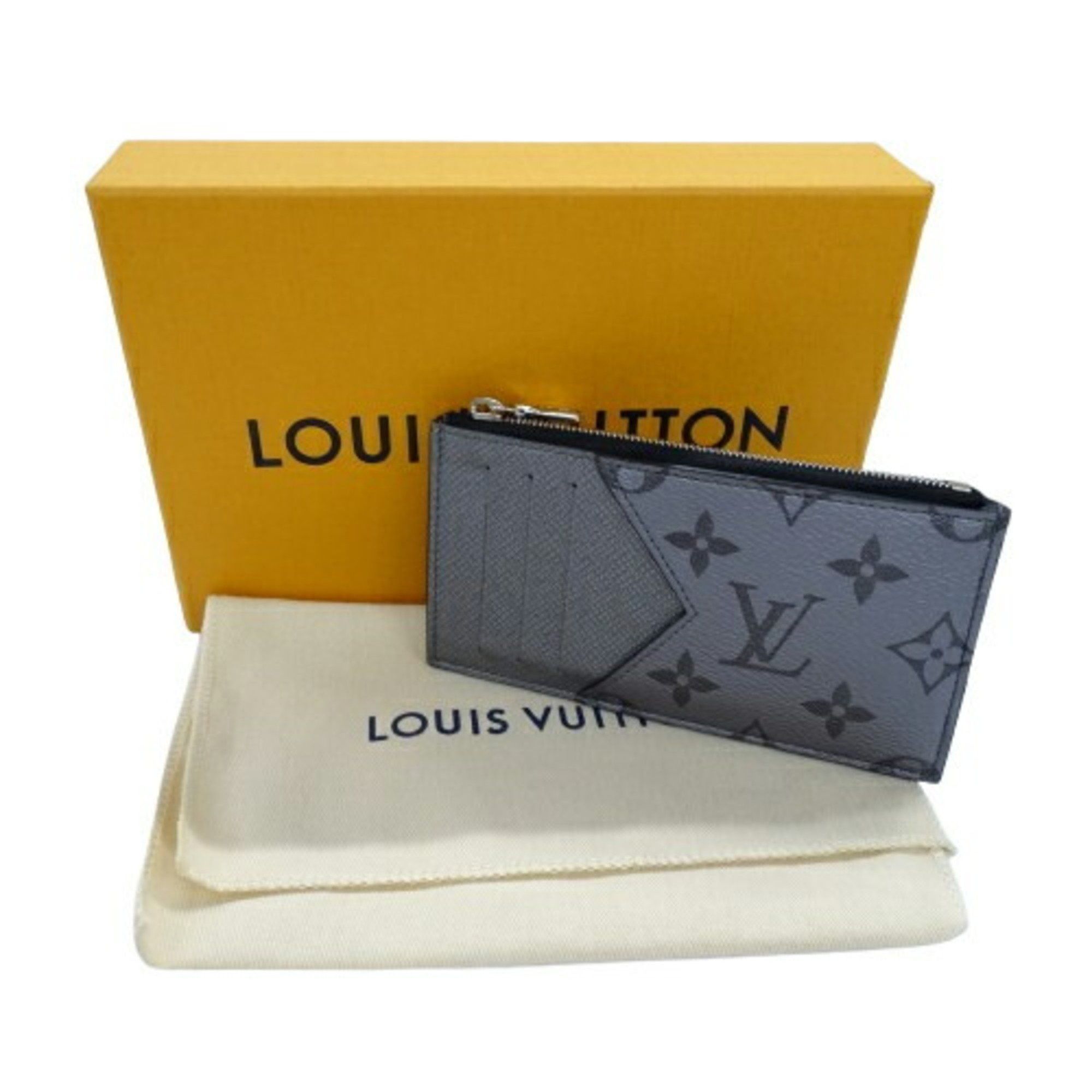 Louis Vuitton Louis Vuitton Card Case Taigarama Men's Wallet Coin Holder Gray M30839 IC Chip Compact Size ONE SIZE - 11 Thumbnail