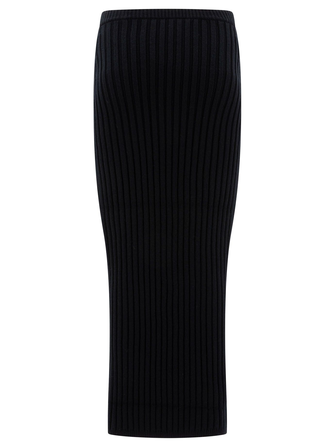 Max Mara Wool And Cashmere Knit Skirt Size 34" / US 12 / IT 48 - 2 Thumbnail