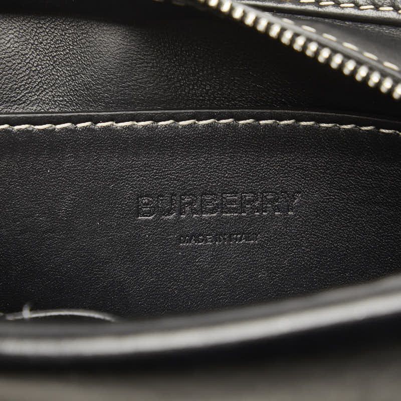 Burberry Burberry Burberry Logo Horseferry 2WAY Handbag Cotton Canvas Leather Canvas Handbag in Very Good Condition Size ONE SIZE - 10 Thumbnail