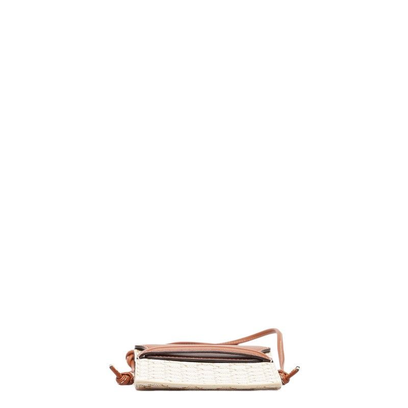 Celine Celine Celine Triomphe PVC Leather Shoulder Bag Canvas Shoulder Bag in Very Good Condition Size ONE SIZE - 4 Thumbnail