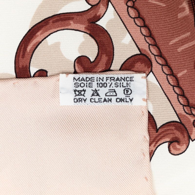 Hermes Hermes Hermes Silk Scarf Carré 90 FERRONNERIE Canvas Scarf in Great Condition Size ONE SIZE - 5 Thumbnail