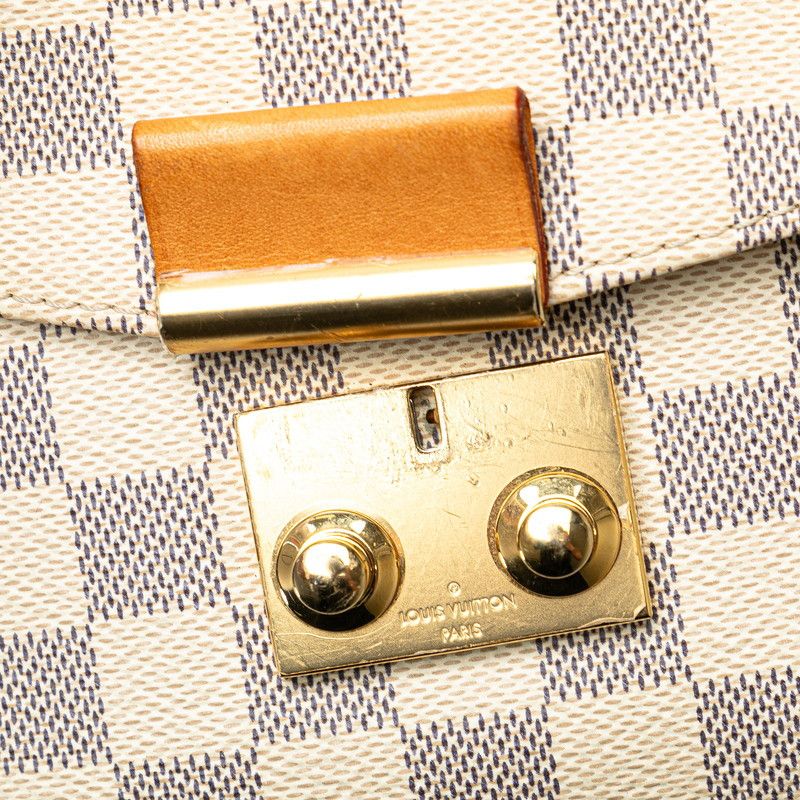 Louis Vuitton Louis Vuitton Louis Vuitton Damier Azur Croisette Handbag N41581 Canvas Handbag N41581 in Very Good Condition Size ONE SIZE - 6 Thumbnail