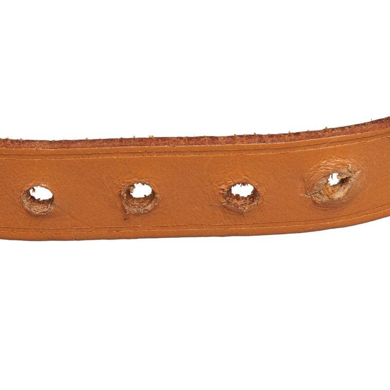 Hermes Hermes Hermes Ap2 Bracelet Silver Brown Metal Leather Metal Bracelet in Very Good Condition Size ONE SIZE - 4 Thumbnail
