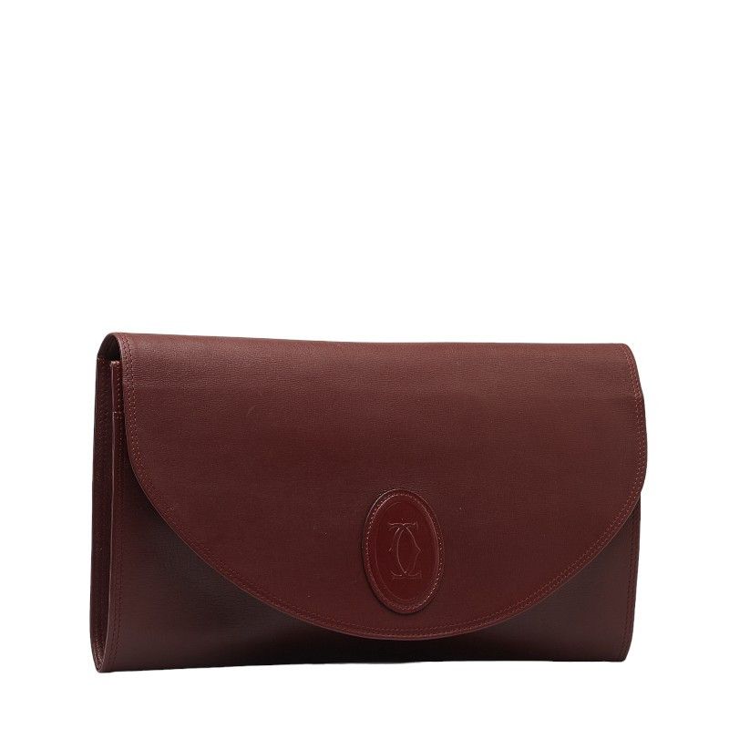 Cartier Cartier Cartier Must Line Leather Clutch Bag Leather Clutch Bag in Very Good Condition Size ONE SIZE - 2 Thumbnail
