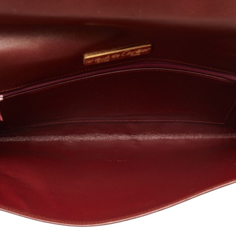 Cartier Cartier Cartier Must Line Leather Clutch Bag Leather Clutch Bag in Very Good Condition Size ONE SIZE - 5 Thumbnail