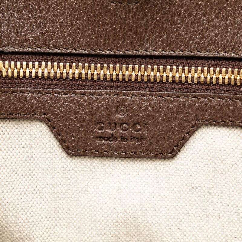 Gucci Gucci Gucci Jumbo GG Canvas Leather 2WAY Shoulder Tote Bag 678839 Canvas Tote Bag 678839 in Very Good Condition Size ONE SIZE - 8 Thumbnail